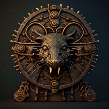 3D model Steel Rats game (STL)